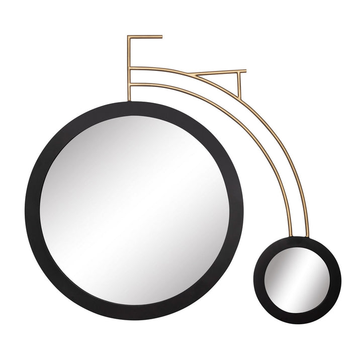 Varaluz Lighting 407MI10MBHG Modern Out For A Ride Mirror Matte Black/Havana Gold