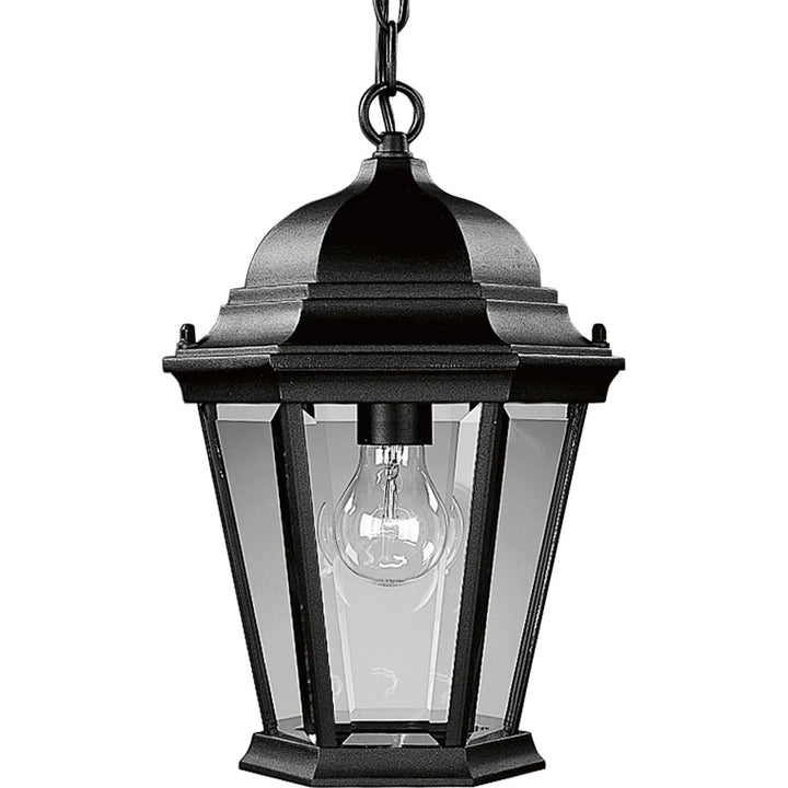 Progress Lighting P5582-31 Welbourne One Light Hanging Lantern Outdoor Black