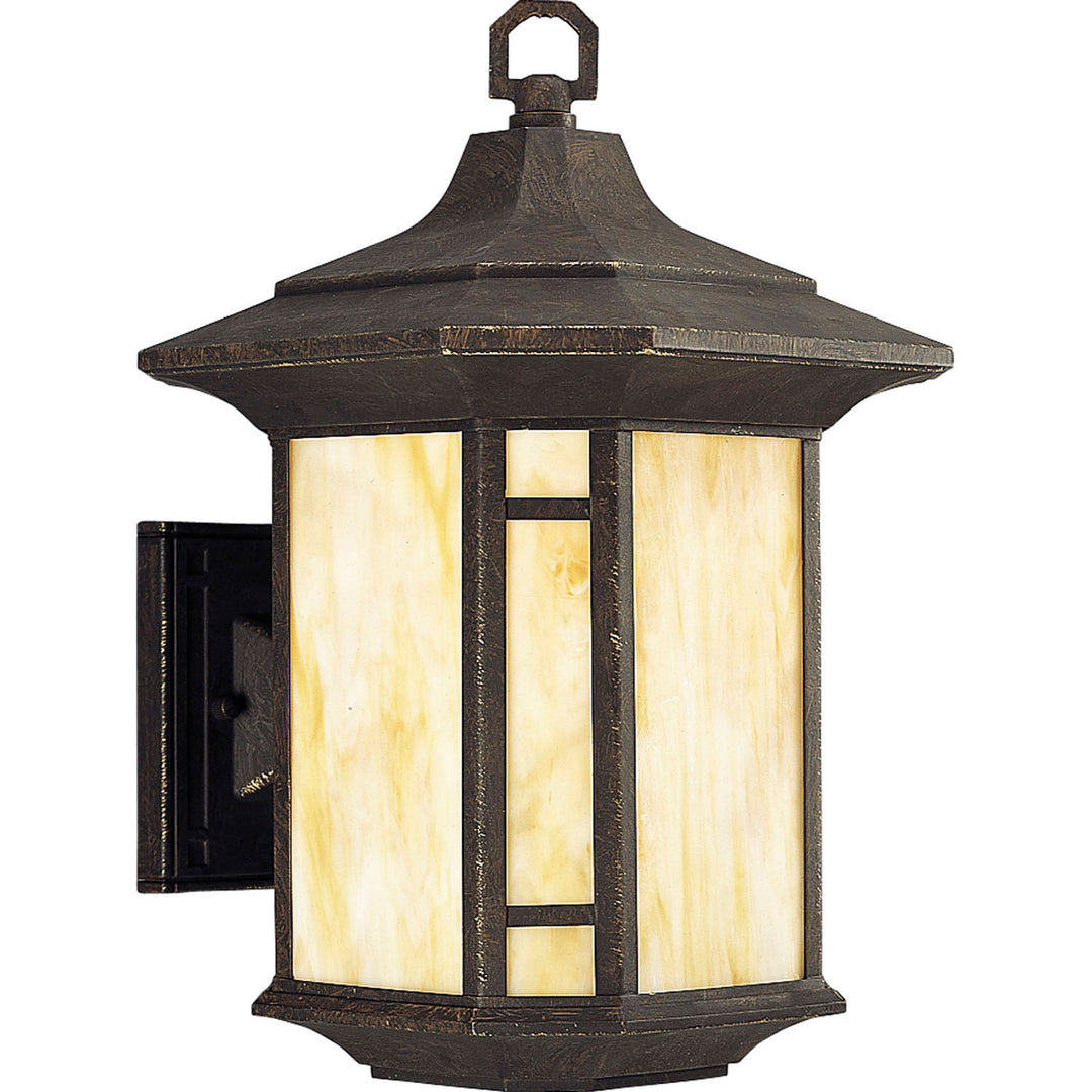 Progress Lighting P5629-46 Arts And Crafts One Light Wall Lantern Outdoor Bronze / Dark