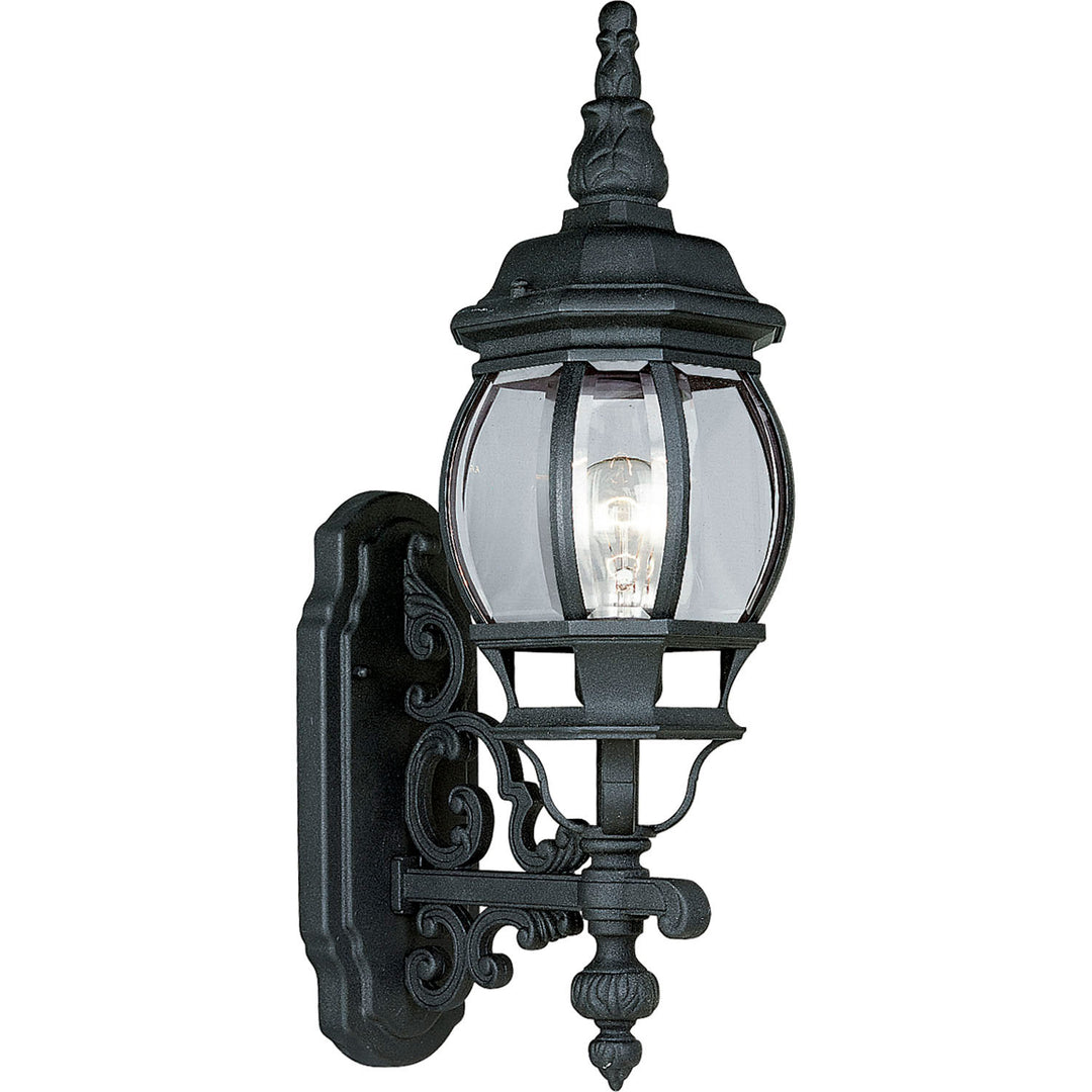 Progress Lighting P5878-31 Onion Lantern One Light Wall Lantern Outdoor Black