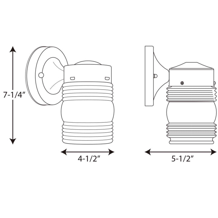 Progress Lighting P5602-30 Utility Lantern One Light Wall Lantern Utility Light White