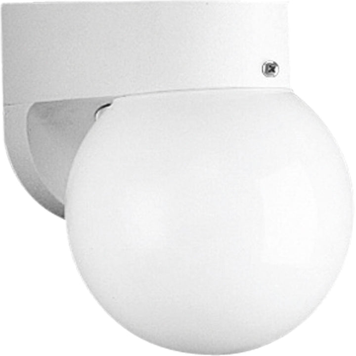 Progress Lighting P5813-30 Polycarbonate Outdoor One Light Wall Lantern Outdoor White
