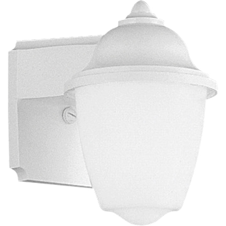 Progress Lighting P5844-30 Polycarbonate Outdoor One Light Wall Lantern Outdoor White