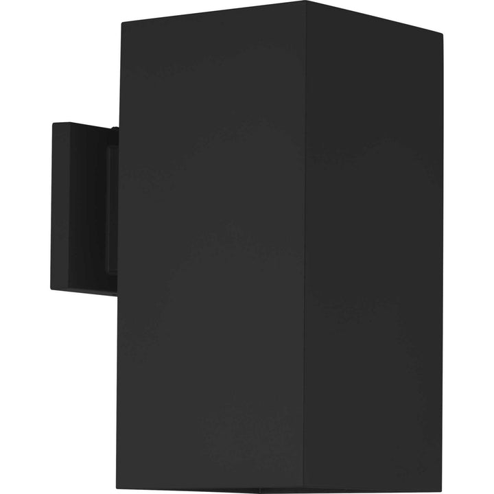 Progress Lighting P5643-31 Square One Light Wall Lantern Outdoor Black