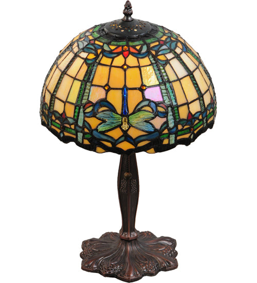 Meyda Tiffany Lighting 138586 Dragonfly One Light Accent Lamp Lamp Bronze / Dark
