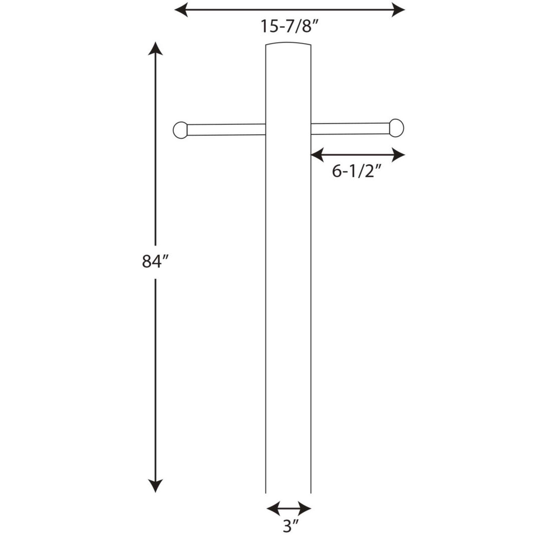 Progress Lighting P5391-31 Outdoor Posts Outdoor Post Outdoor Black
