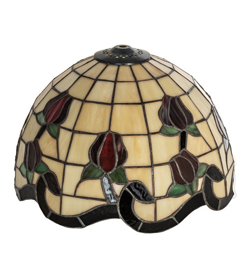 Meyda Tiffany Lighting 13865 Roseborder Shade Lamp Shade Multicolored