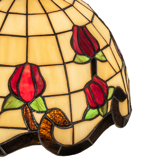 Meyda Tiffany Lighting 13865 Roseborder Shade Lamp Shade Multicolored