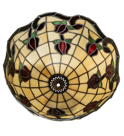 Meyda Tiffany Lighting 13865 Roseborder Shade Lamp Shade Multicolored