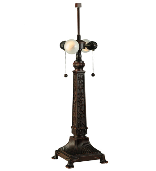 Meyda Tiffany Lighting 138771 Carlsbad Mission Two Light Table Lamp Lamp Bronze / Dark
