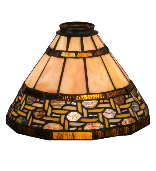 Meyda Tiffany Lighting 138824 Ilona Shade Lamp Shade Bronze / Dark