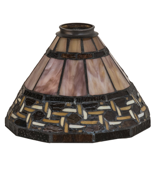 Meyda Tiffany Lighting 138824 Ilona Shade Lamp Shade Bronze / Dark