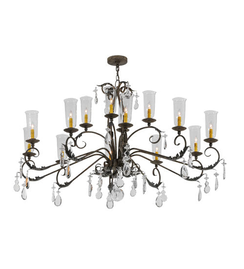 Meyda Tiffany Windsor 138846 Chandelier Light - French Bronzed