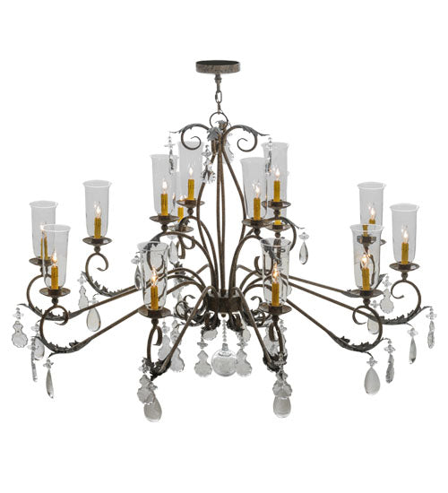 Meyda Tiffany Windsor 138846 Chandelier Light - French Bronzed