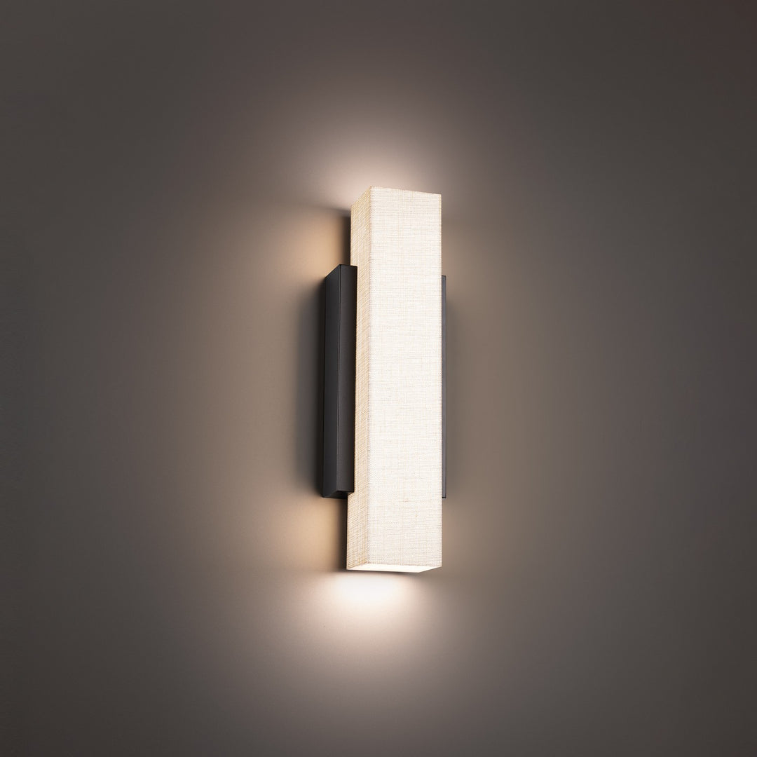 WAC Volga WS-55318-35-BK Wall Sconce Light - Black