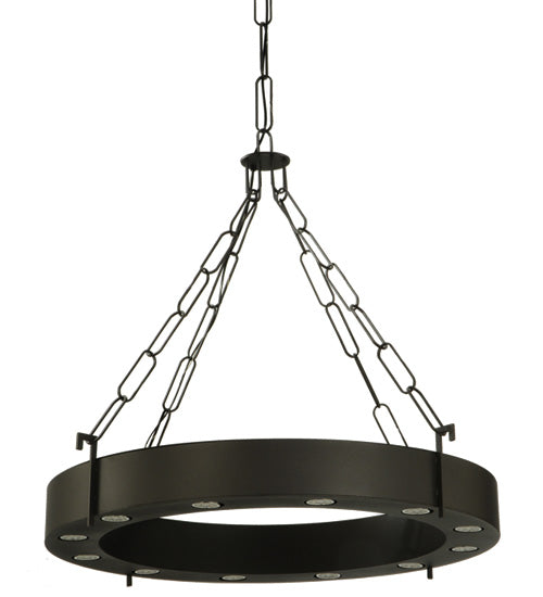 Meyda Tiffany Bangle 138986 Chandelier Light - Wrought Iron