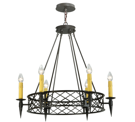 Meyda Tiffany Topridge 139014 Chandelier Light - Timeless Bronze