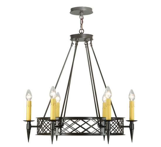 Meyda Tiffany Topridge 139014 Chandelier Light - Timeless Bronze
