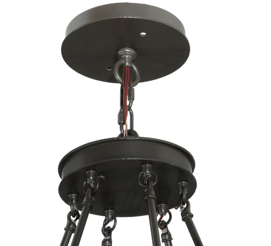 Meyda Tiffany Topridge 139014 Chandelier Light - Timeless Bronze