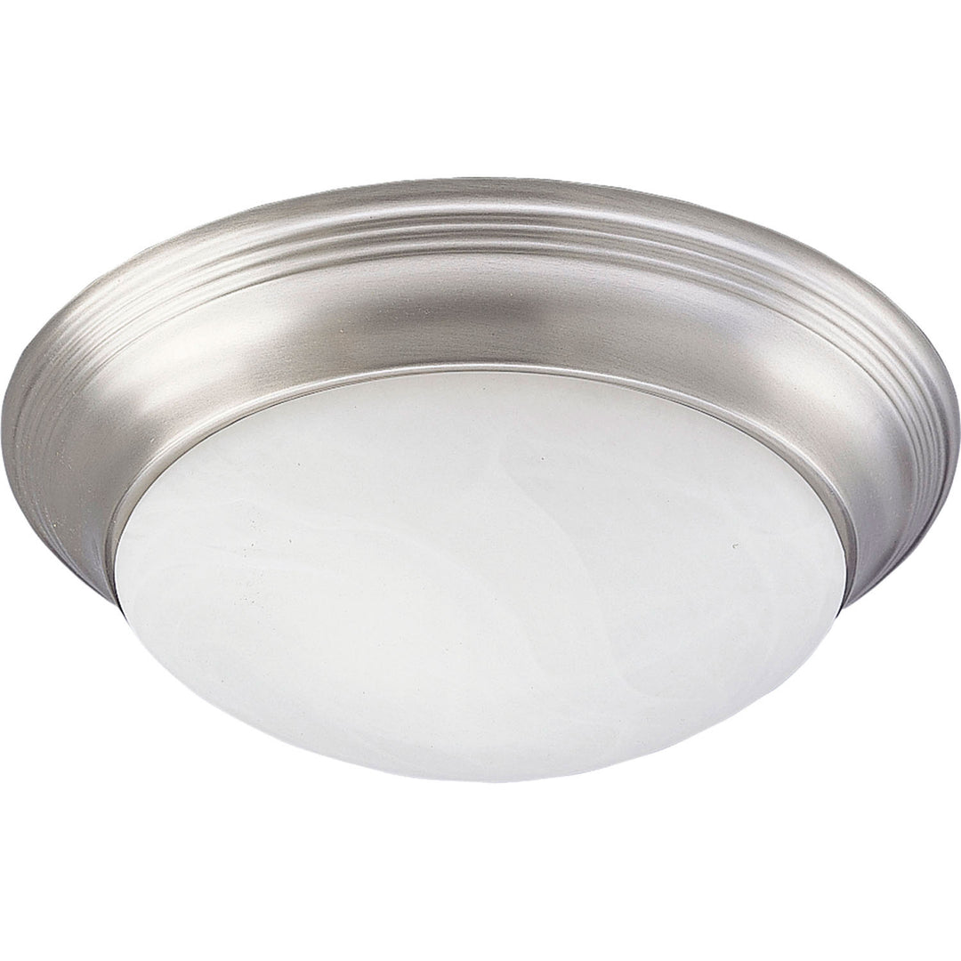 Progress Alabaster Glass P3697-09 Ceiling Light - Brushed Nickel