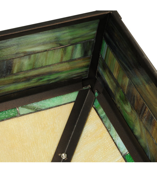 Meyda Tiffany Lighting 139086 Pinecone Ridge Shade Lamp Shade Bronze / Dark