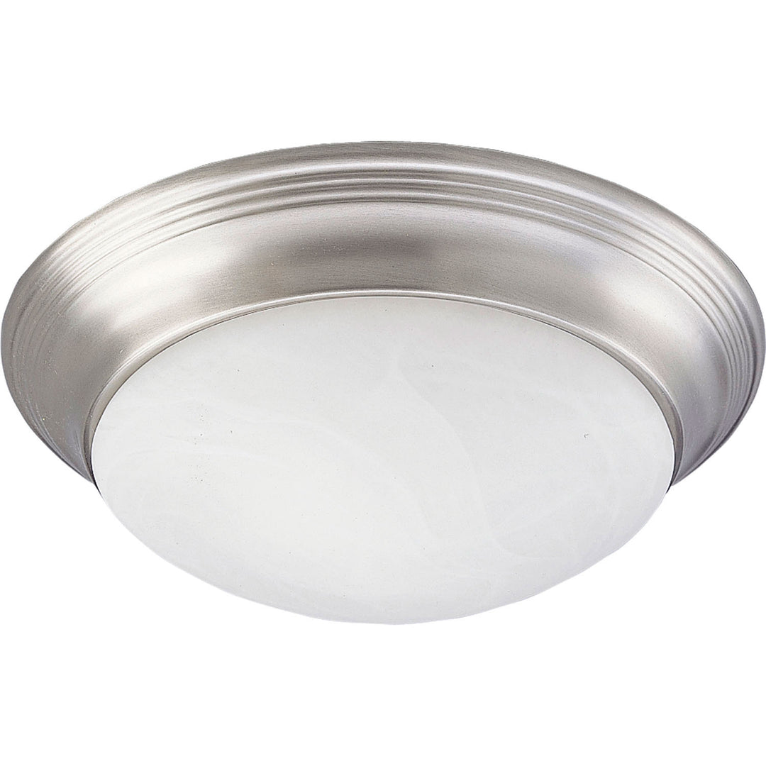 Progress Alabaster Glass P3688-09 Ceiling Light - Brushed Nickel