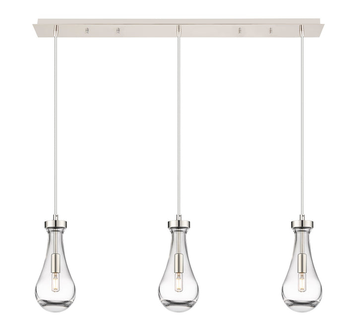 Innovations Downtown Urban 123-451-1P-PN-G451-5CL Pendant Light - Polished Nickel