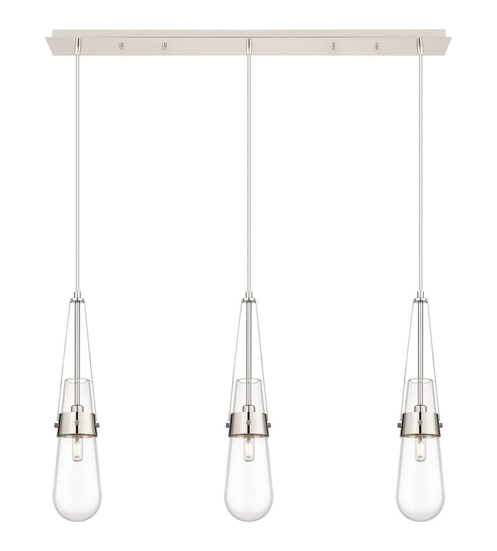 Innovations Downtown Urban 123-452-1P-PN-G452-4CL Pendant Light - Polished Nickel