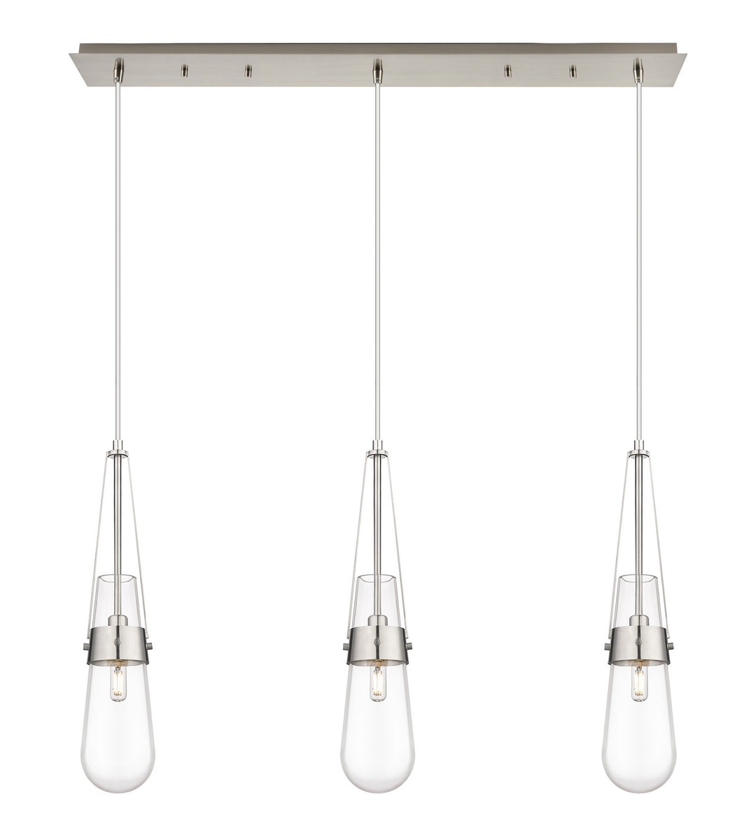 Innovations Downtown Urban 123-452-1P-SN-G452-4CL Pendant Light - Brushed Satin Nickel