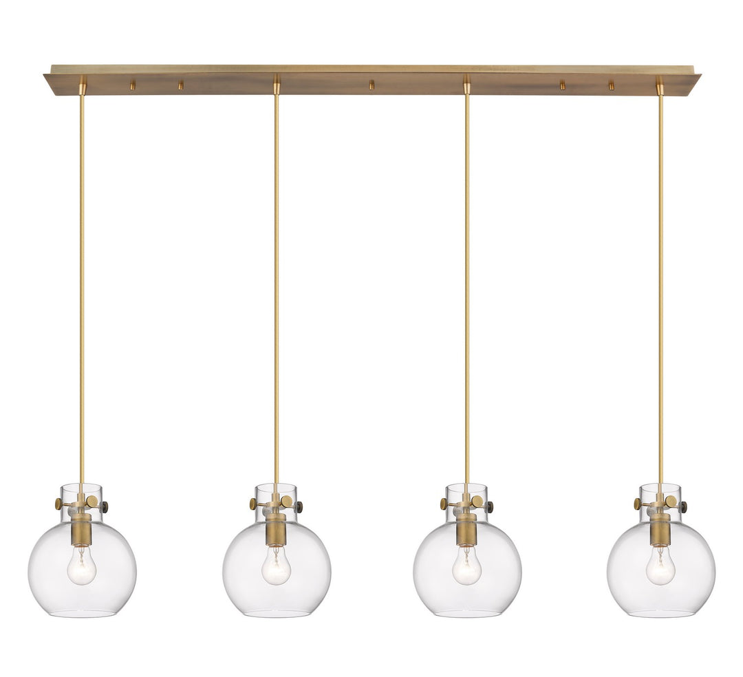 Innovations Downtown Urban 124-410-1PS-BB-G410-8CL Pendant Light - Brushed Brass