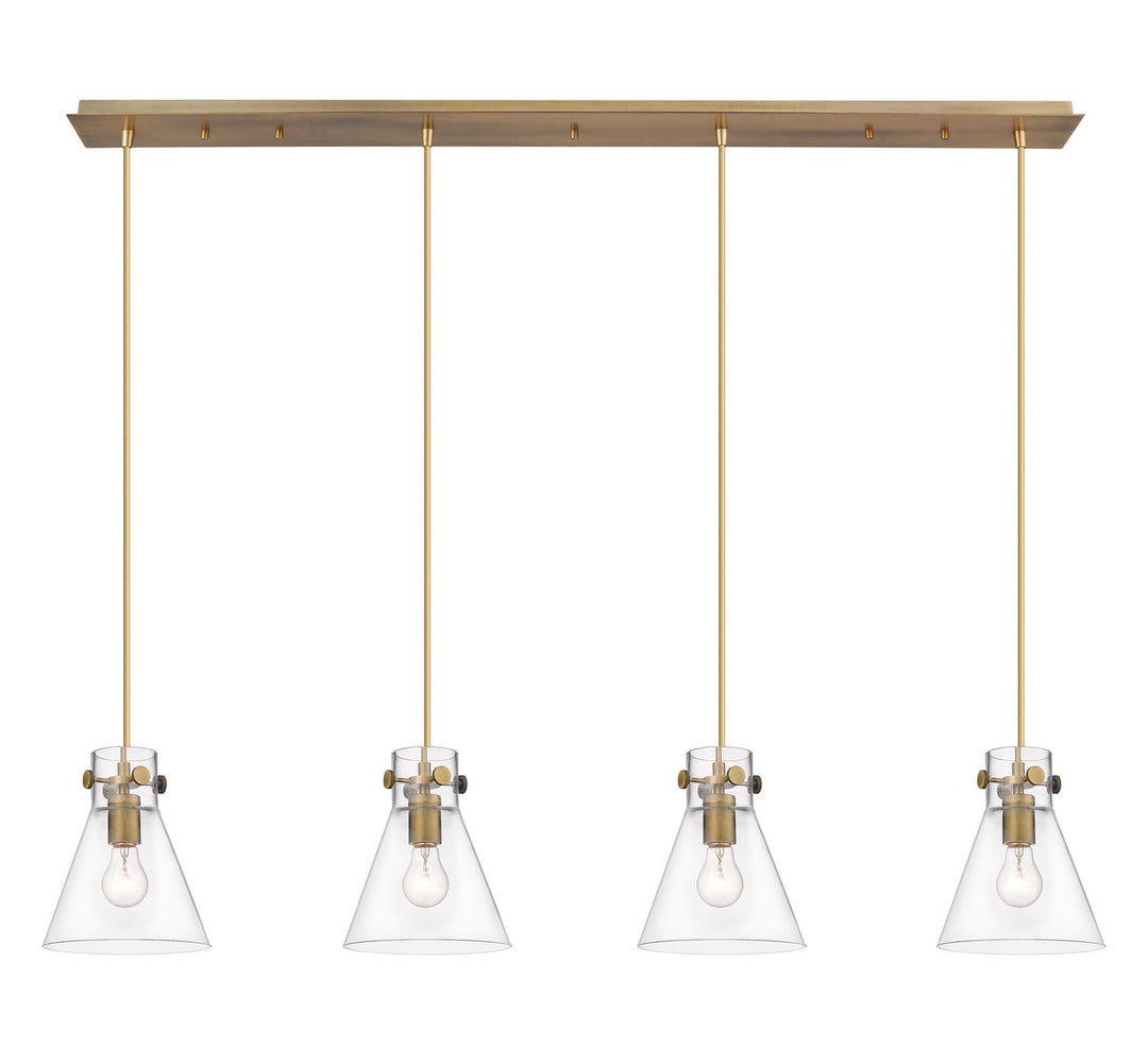 Innovations Downtown Urban 124-410-1PS-BB-G411-8CL Pendant Light - Brushed Brass