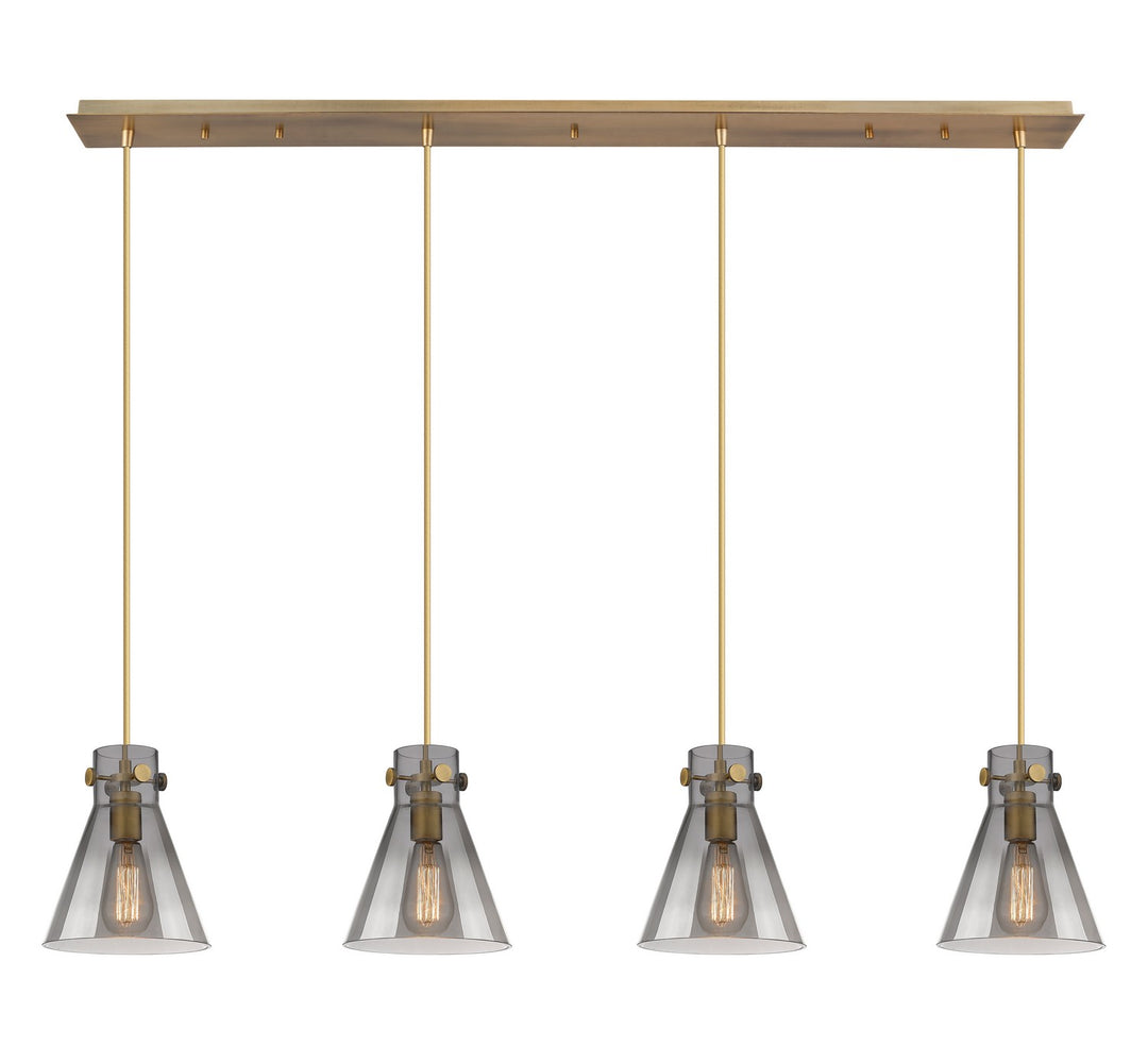 Innovations Downtown Urban 124-410-1PS-BB-G411-8SM Pendant Light - Brushed Brass