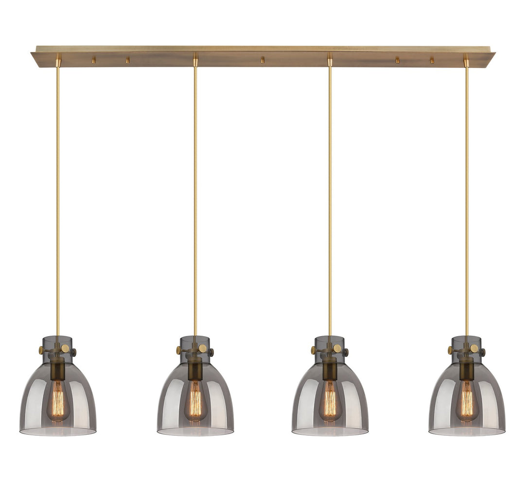 Innovations Downtown Urban 124-410-1PS-BB-G412-8SM Pendant Light - Brushed Brass