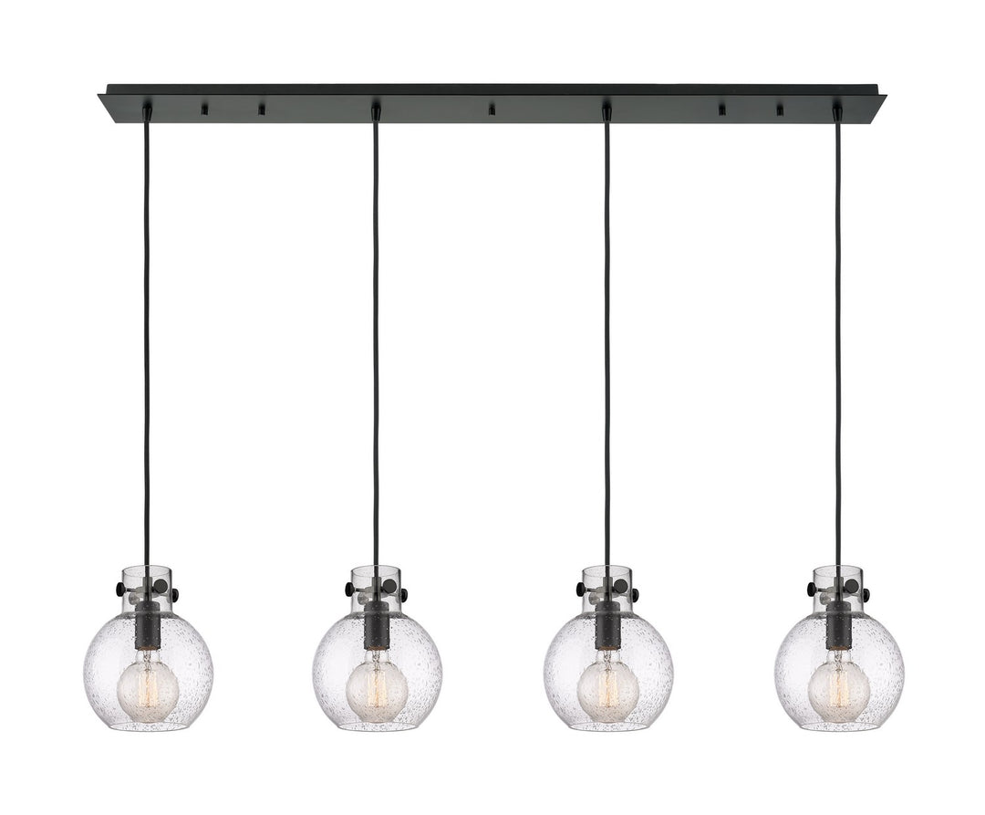 Innovations Newton 124-410-1PS-BK-G410-8SDY Pendant Light - Matte Black