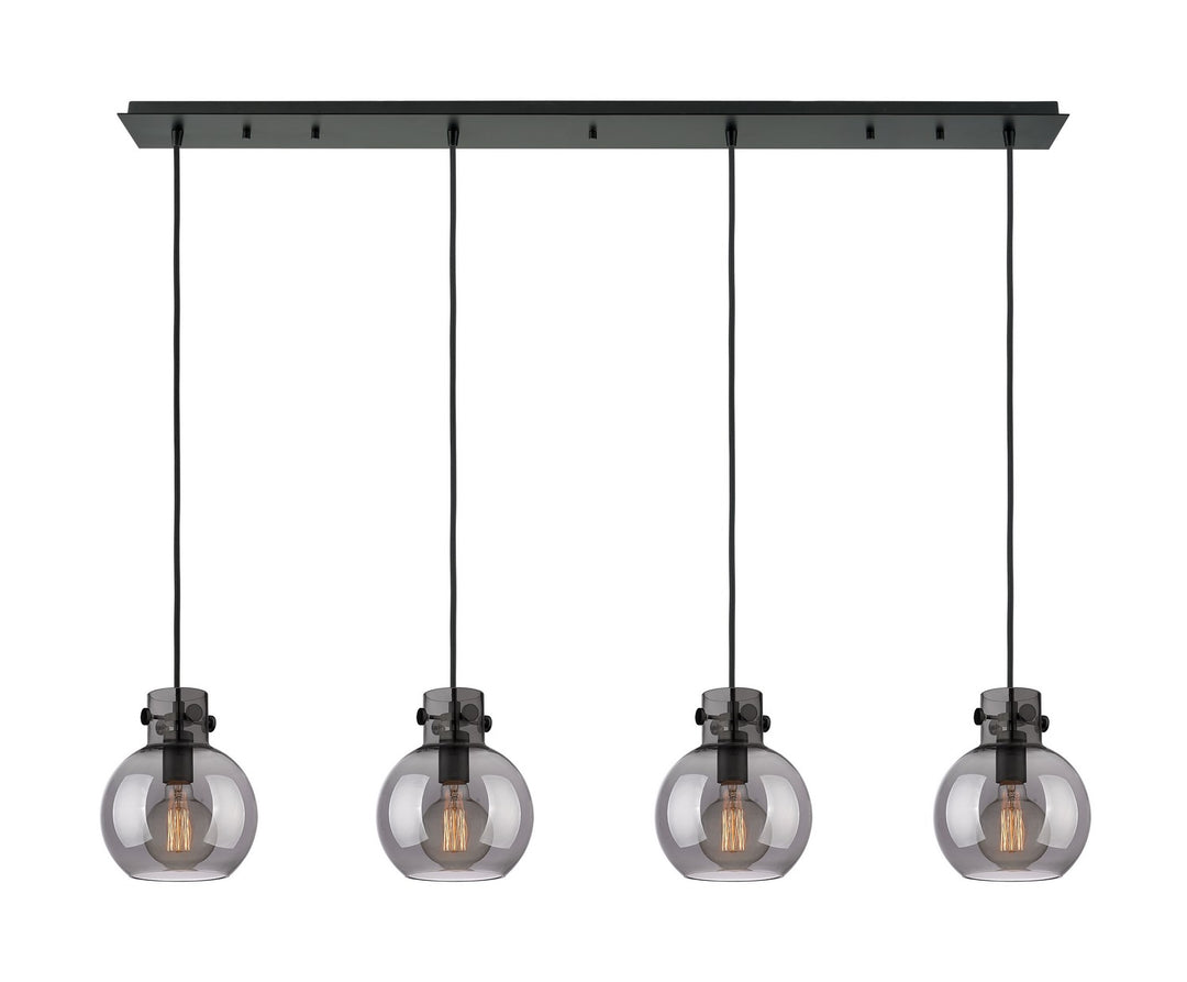 Innovations Newton 124-410-1PS-BK-G410-8SM Pendant Light - Matte Black