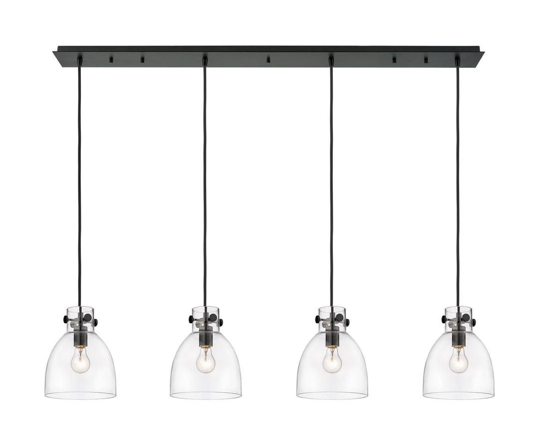 Innovations Downtown Urban 124-410-1PS-BK-G412-8CL Pendant Light - Matte Black