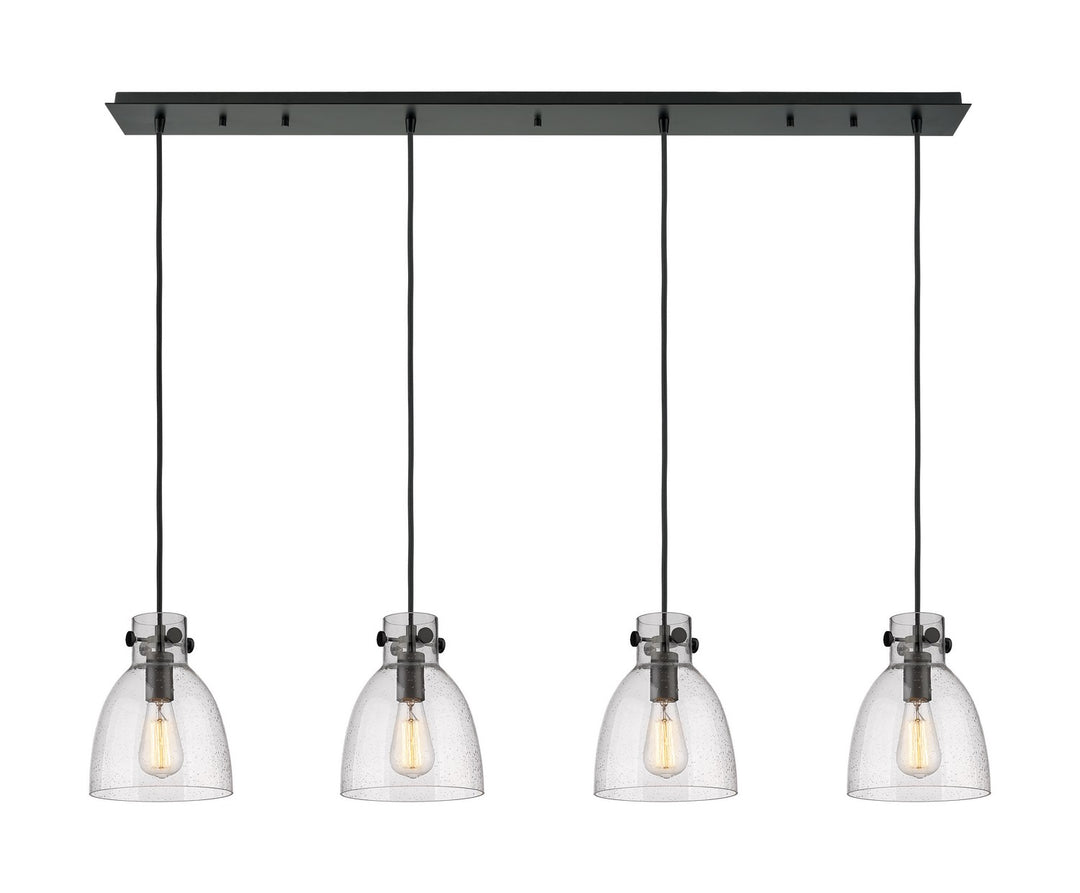 Innovations Downtown Urban 124-410-1PS-BK-G412-8SDY Pendant Light - Matte Black