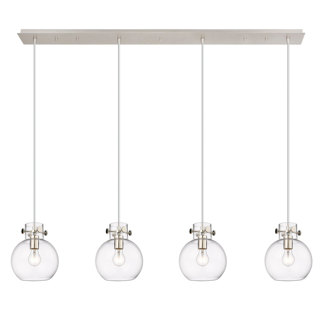 Innovations Newton 124-410-1PS-PN-G410-8CL Pendant Light - Polished Nickel