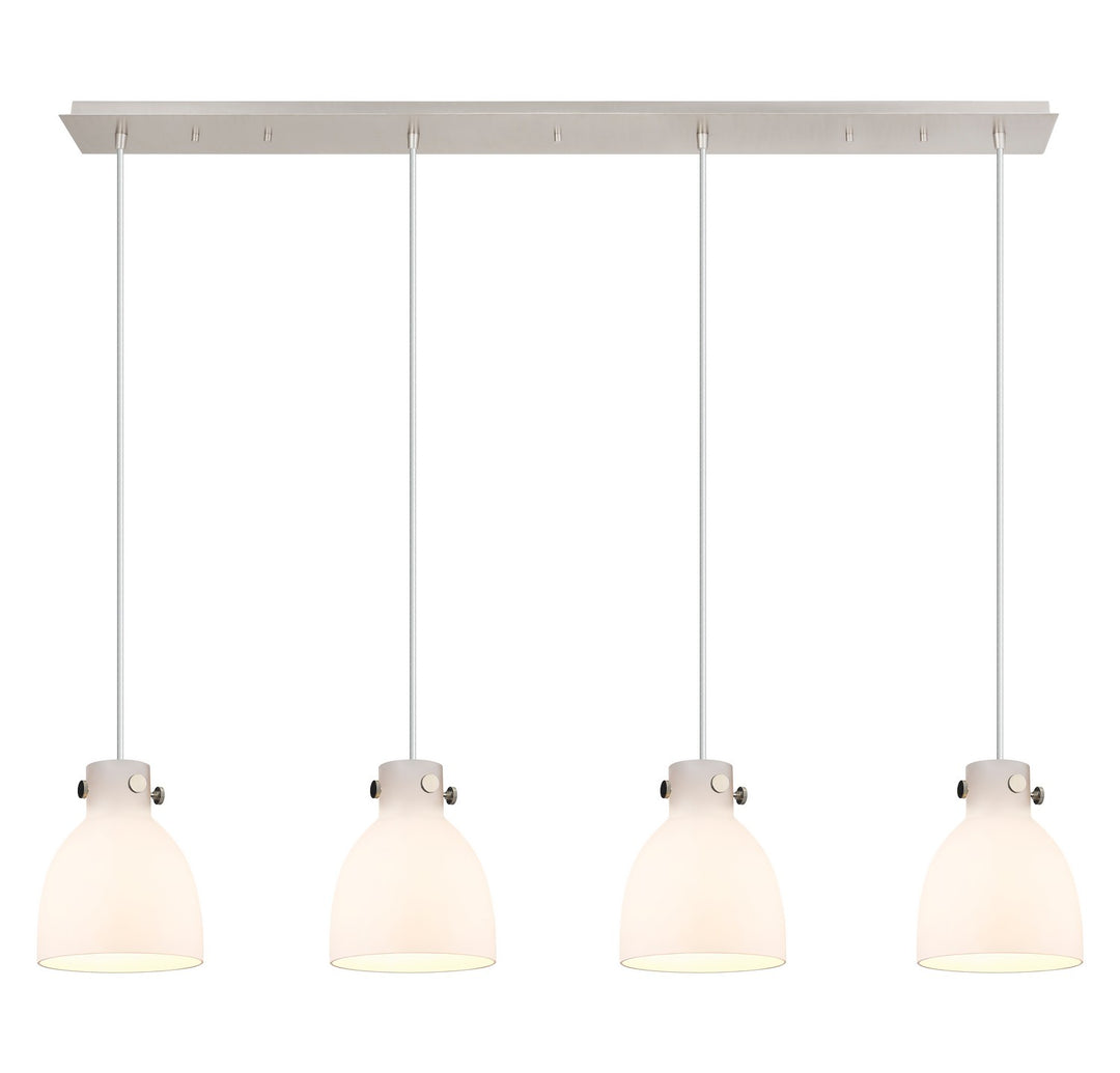 Innovations Downtown Urban 124-410-1PS-PN-G412-8WH Pendant Light - Polished Nickel