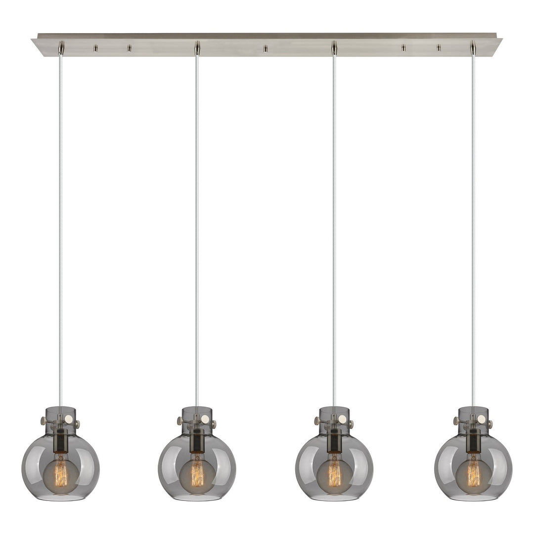 Innovations Newton 124-410-1PS-SN-G410-8SM Pendant Light - Brushed Satin Nickel