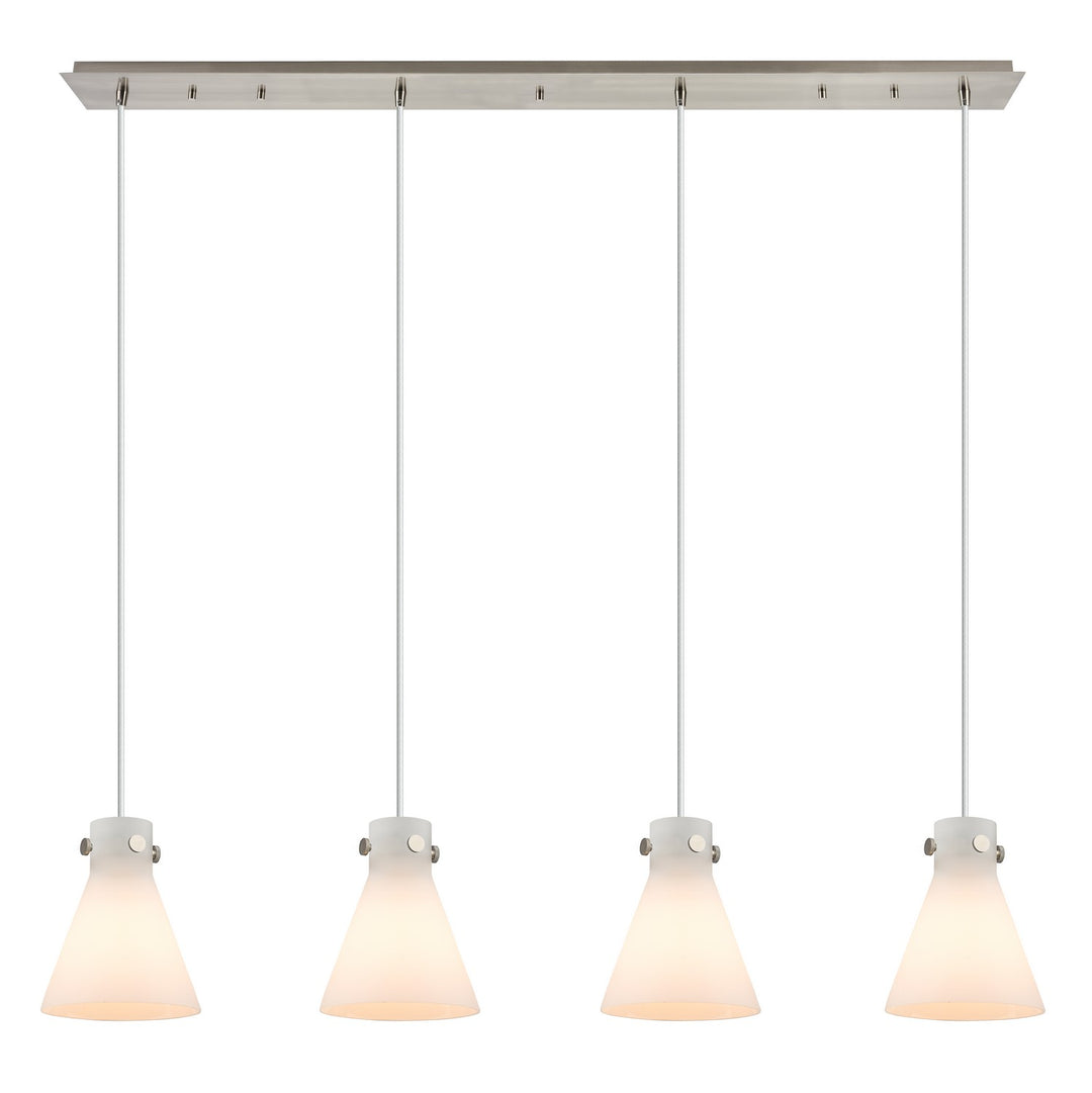 Innovations Downtown Urban 124-410-1PS-SN-G411-8WH Pendant Light - Brushed Satin Nickel