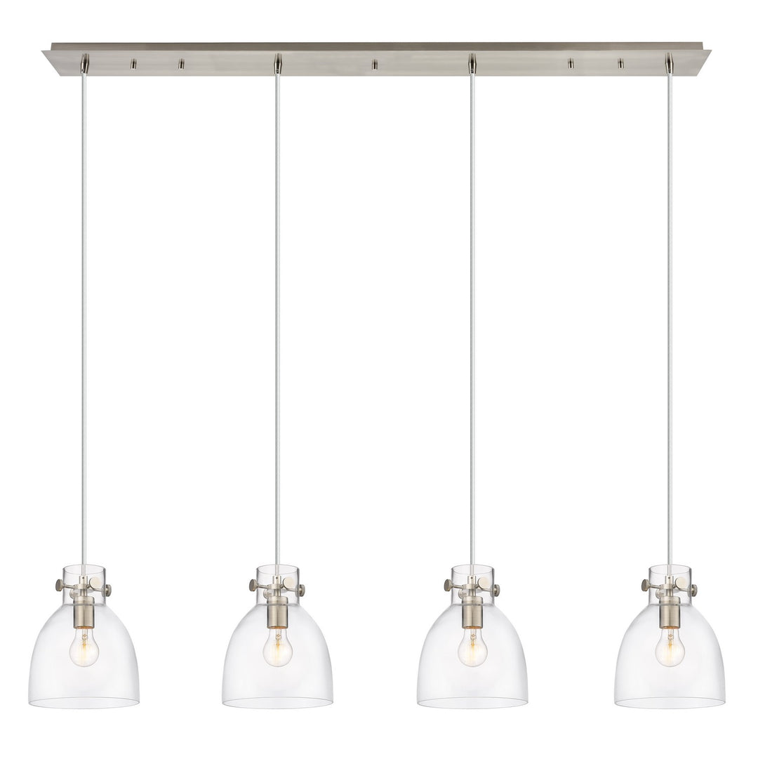 Innovations Downtown Urban 124-410-1PS-SN-G412-8CL Pendant Light - Brushed Satin Nickel