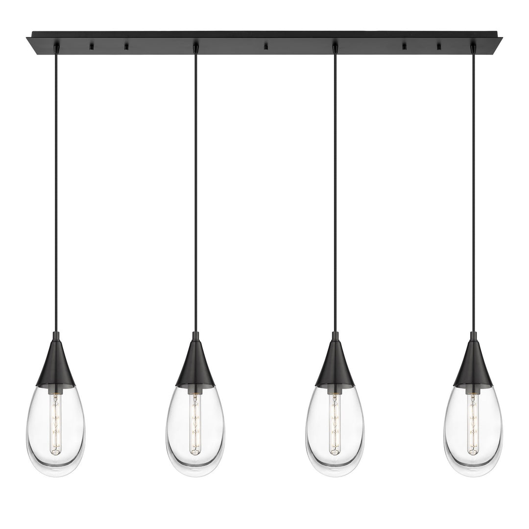 Innovations Downtown Urban 124-450-1P-BK-G450-6CL Pendant Light - Matte Black