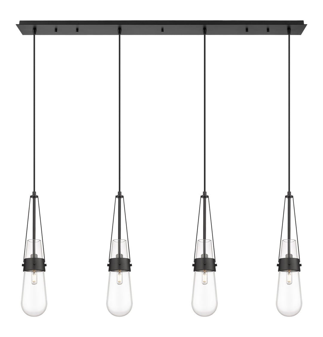 Innovations Downtown Urban 124-452-1P-BK-G452-4CL Pendant Light - Matte Black