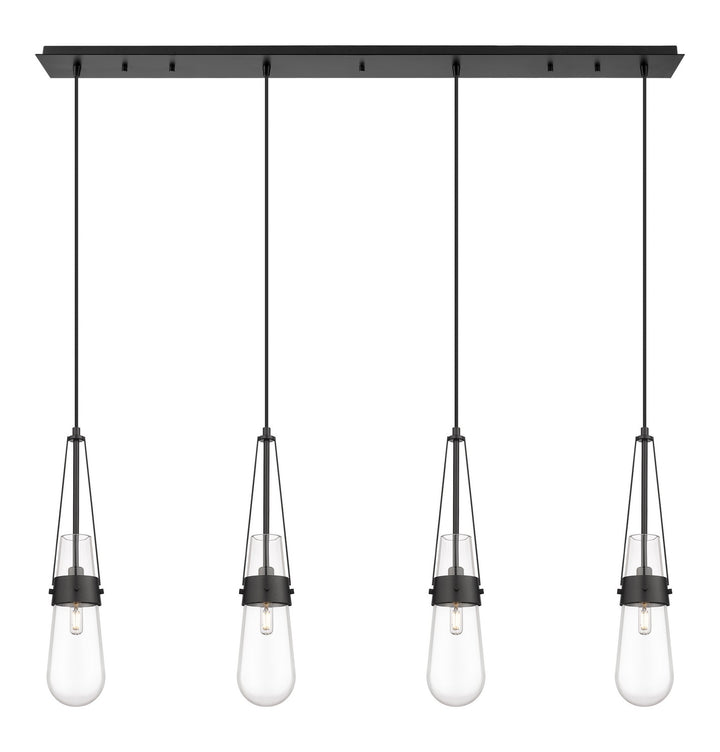 Innovations Downtown Urban 124-452-1P-BK-G452-4CL Pendant Light - Matte Black