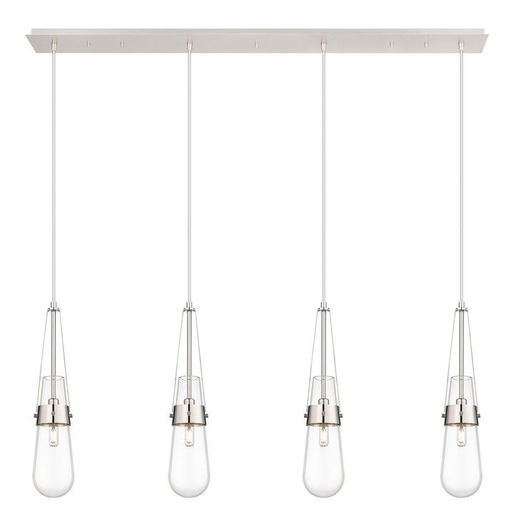 Innovations Downtown Urban 124-452-1P-PN-G452-4CL Pendant Light - Polished Nickel