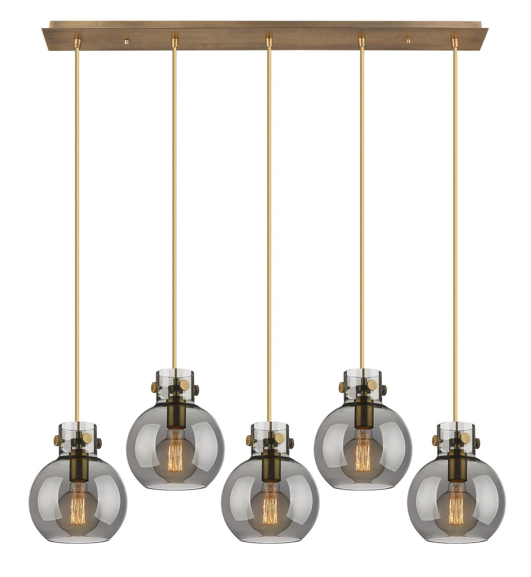 Innovations Newton 125-410-1PS-BB-G410-8SM Pendant Light - Brushed Brass