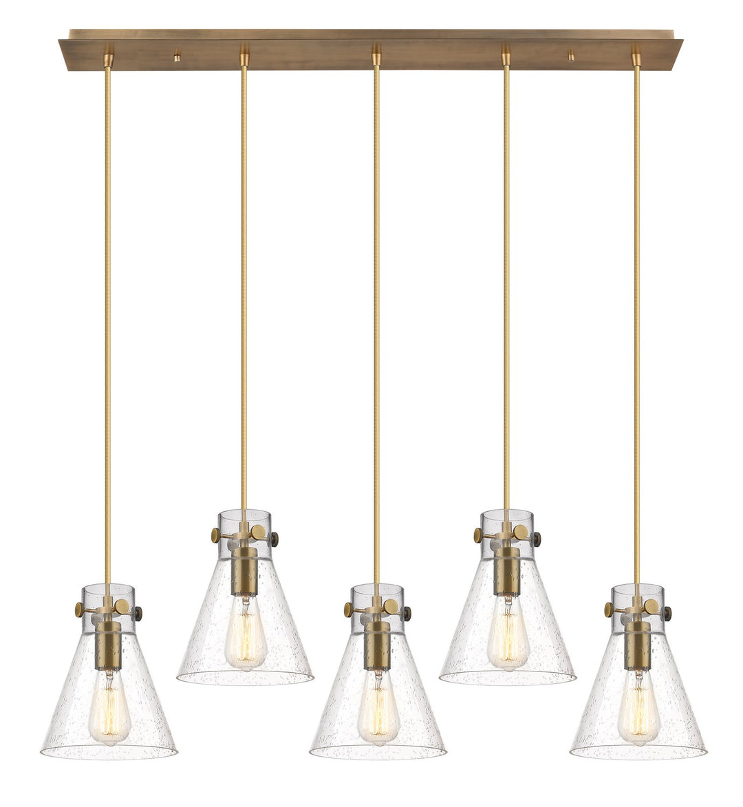 Innovations Downtown Urban 125-410-1PS-BB-G411-8SDY Pendant Light - Brushed Brass