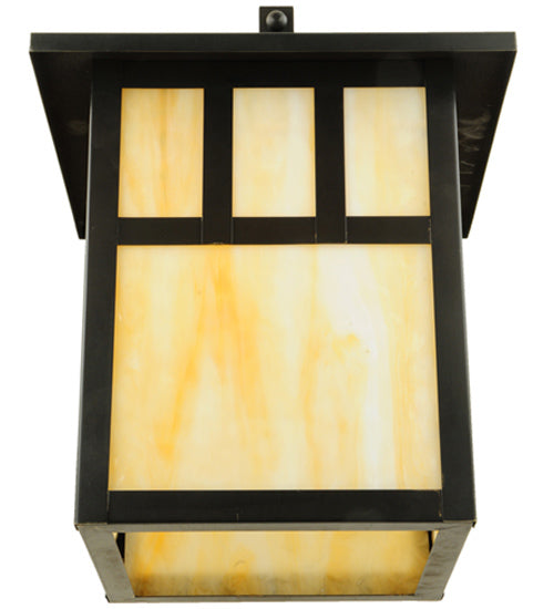 Meyda Tiffany Lighting 139259 Hyde Park Wall Sconce Outdoor Bronze / Dark