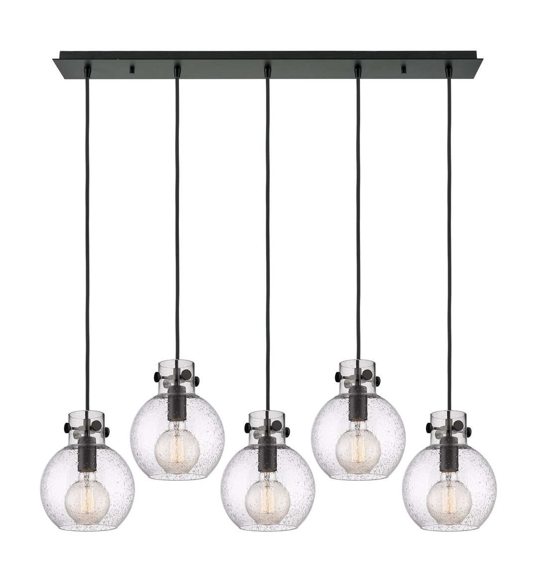 Innovations Newton 125-410-1PS-BK-G410-8SDY Pendant Light - Matte Black